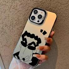 Edgy Cool Cartoon Sunglasses Phone Case For  16/15/14 Pro Max | Bold Retro Vibe Shockproof Cover - Blanco - Ver 6