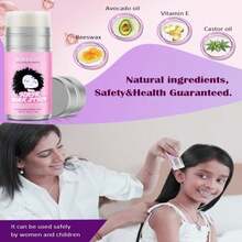 Pomade Taming Stick For Smoothing Frizzy Hair And Flyaways, Long Lasting Styling Cream Gel, Women'S Slick Back Hair Glue, 5 In 1 Edge Control Brush For Wigs And Bed Head Styling - ColorA - 查看 2