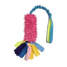 1pc Squeaky Tug Of War Dog Doll, & Stylish! Combines Durable Rope And Sound Maker. A Plush Doll For Teething And Chewing, Promotes Interaction With Owner And Enhances Dog's Intelligence, Suitable For Medium & Small Breeds - Multicolor - View 9