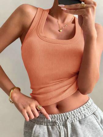 GAOVOT 女士Y2K性感百搭休闲运动家居方领上衣