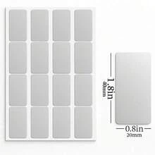 Étiquettes autocollantes en PET imperméables et résistantes à l'huile - Autocollantes, réutilisables, convenant aux boîtes alimentaires, bocaux, rangement de cuisine - Étiquettes ardoises multifonctions, idéales pour les épices, le fromage et les présentoirs de bijoux - Multicolore - Voir 2