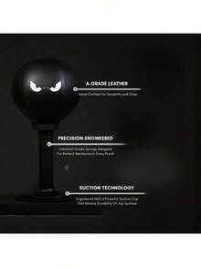 1pc Portable Black Boxing Reflex Training Punching Ball, Suitable For Advanced Boxers And Beginners, Ideal For Relaxation And Skill Improvement. Made Of PVC Material, Compact Design, Perfect For Home Or Gym Use. - Black - View 4