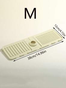 硅胶水槽排水垫，水龙头防溅罩，防霉厨房台面干燥垫，防滑台面垫 - 彩色 - 查看 7