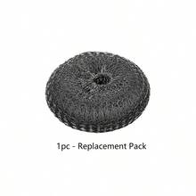 2pcs Heavy Duty Stainless Steel Kitchen & Bathroom Cleaning Brush Set, Includes Replaceable Scouring Pad Heads - Reusable Cleaning Brushes With Ergonomic Handles, Easy To Remove Stubborn Stains, Suitable For Pots, Pans, Dishes, Shower, Tub And Outdoor Cleaning - Cleaning Tools - Multicolor - View 8