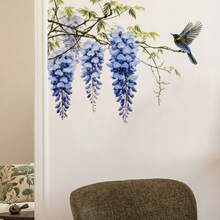 ملصق حائط ذاتي اللصق بزهور الورشة الحديثة - ملصق فينيل PVC واقعي ذاتي اللصق 2D للجدران والأبواب - سهل التقشير واللصق، لديكور المنزل والمكتب والمقهى، قابل للإزالة المؤقتة، مسطح 2D - متعدد الألوان - مشاهدة 10