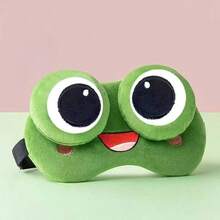 1pc Funny Frog Sleeping Eye Mask, Lightweight Blackout Cartoon Cute Eye Mask For Men, Women, Kids, Relieve Fatigue - Multicolor - View 12