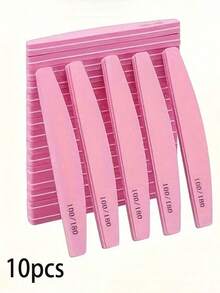 10/5/1pc Purple/Pink Multi-Size Sponge Nail File Set, Soft Sponge Nail Polishing, Easy To Grip, For Filing And Polishing Nails - Multicolor - View 16