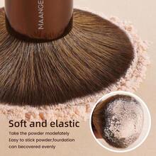 MAANGE 20支装化妆刷套装，带礼盒，双头多功能化妆刷，适用于晕染液体粉底、粉饼、遮瑕膏、腮红等，咖啡棕色，旅行必备，情人节礼物，价格实惠，旅行化妆刷套装，送给女性的礼物，化妆师，专业全套化妆工具 - ColorB - 查看 7