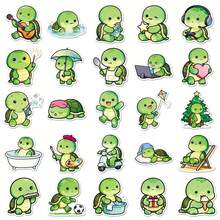 50 Stücke/Packung süße Schildkröten Meme Retro Ästhetik Aufkleber, mysteriöse INS Vintage Gothic Y2K Downtown Aufkleber, 90er 80er Anime süße Aufkleber, Cartoon Fun Ästhetik Etiketten Aufkleber für Scrapbooking, Versiegelung, Umschläge, Gitarren, Instrumente, Dekorationen, Geschenke, Partys, Belohnungen, Motivation, Neujahr, Weihnachten