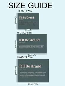 1 bản in hiện đại It'll Be Grand, tranh treo tường tiếng lóng Ireland, câu trích dẫn đầy cảm hứng, đồ trang trí Gaelic, áp phích động lực cho gia đình hoặc văn phòng, quà tặng bạn thân Ireland, trang trí phòng ngủ, trang trí văn phòng, trang trí ký túc xá, nghệ thuật treo tường, trang trí tường, trang trí nhà cửa, trang trí phòng, tranh treo tường bằng vải canvas, áp phích, tranh treo tường có khung, khung tùy chọn - Nhiều màu - Xem 10