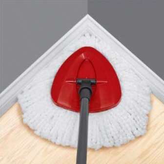 Replacement Heads For O-Cedar/ Spin Mop,Rotating Triangular Mop Head Cover, Base Parts, Household Cleaning Accessory Tools,Dust Cleaning Crevice Dust Duster Replacement Cloth Cover Accessories