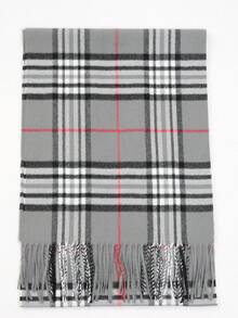 Classic Plaid Scarf, Versatile Boyfriend Gift, High-Quality Reversible Warm Scarf For Men And Women, Suitable For Autumn/Winter - Multicolor - View 2