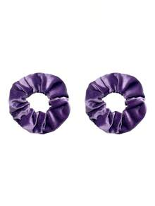 5pcs/3pcs/2pcs/1pc Velvet Scrunchies With Hidden Pocket, Multifunctional Hair Accessories Pouch, Portable Coin Purse, Back To School Essential, Storage Bag, Other Storage Products, Multifunctional Storage Bag, Travel Accessories And Supplies, Keychain, Zipper Scrunchies, Non-Waterproof Travel Essentials, Back To School & Travel Supplies - Multicolor - View 25