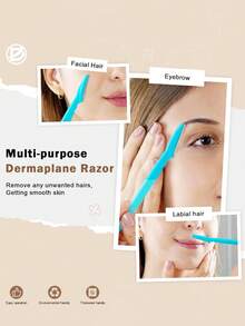 Unisex Eyebrow Shaping Tool Set, Beauty Tools, For Modifying Eyebrow Shape,Hair-Making Blade, Shaving Tool, Eyebrow Shaping Knife, Straight-Handled Special Eyebrow Shaving Knife, Macro Eyebrow Shaping Knife, Eyebrow Shaving Device, Women's Gift - Multicolor - View 6