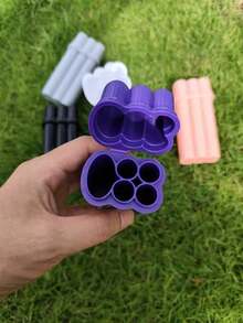 1pc With Lighter Storage, 4-Slot Holder, Portable Design (Box Packaging), Back To School Supplies - green - 查看 2