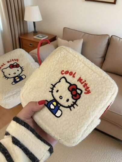 三丽鸥Hello Kitty零钱包迷你包2025小众美学拍立得相机包及化妆品收纳小方包冬季必备女士礼物钱包迷你钱包小钱包零钱包女士钱包