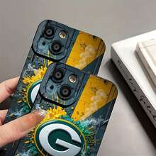 Funda con el logotipo de Los Angeles Rams, compatible con teléfonos ,  17,  16 Pro Max,  15 Pro Max,  13 y  12. Fabricada en TPU, ofrece protección contra golpes y caídas. Perfecta para aficionados al deporte, amigos, familiares, regalos para el día del partido y para celebrar la temporada de fútbol americano. - Negro - Ver 7