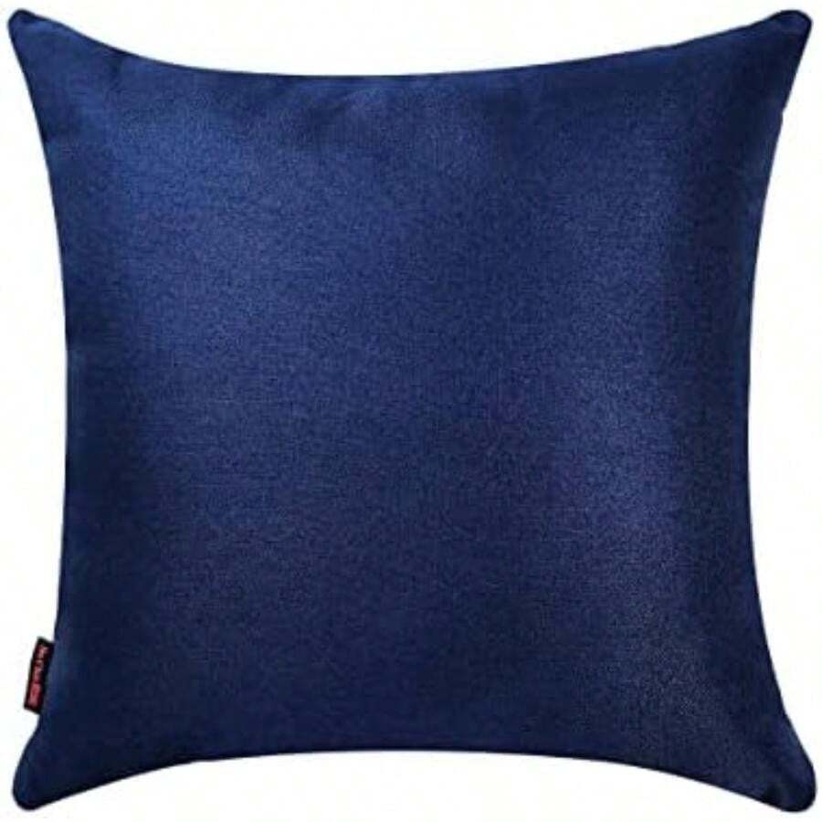 Sochic - Cojín Cuadrado Petra , Hecho en México, Color(60x60cm Azul Oscuro) - Multicolor - Ver 1