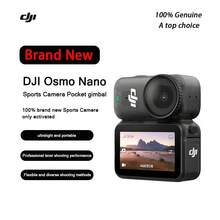 DJI Osmo Nano, Camera hành động đeo trên người độ phân giải cao 4K, góc nhìn người thứ nhất, chống rung và chống nước, thích hợp cho việc lái xe máy, lặn, trượt tuyết, du lịch và các tình huống khác, camera quay vlog cầm tay di động, hoàn toàn mới, chỉ được kích hoạt. - màu đen - Xem 1