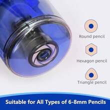 Battery Powered Electric Pencil Ener Small Battery Operated Pencil Eners Portable Fast En Suitable For 6-8mm No.2/Colored Pencils School Classroom Office Home PS-11 - Ps11PencilSharpener - View 2