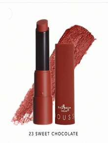 Labial Mousse Matte Italia Deluxe – 24 Tonos Suaves, Alta Pigmentación y Larga Duración | Lipstick Mate Hidratante y Ligero - 23 SWEET CHOCOLATE - Ver 3