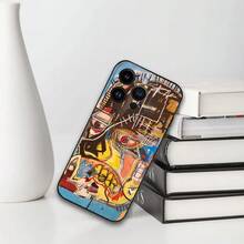 J-Jean M-Michel-Basquiat Art Phone Case For  16 15 11 13 14 Pro Max 7 8 Plus X Xr Xs Max 12mini Black Shell Cover Case. Christmas Accessories. Christmas Decoration  16 Pro Case  16 Case New And Popular Phone Case Styles Christmas Phone Case  17 Pro Max Case  Cases - Z6 - Xem 13
