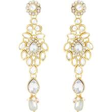 - Gargantilla de novia con perlas de Maang Tikka, chapado en oro indio, color verde Rani Padmavati Kundan, collar con collar de joyera tradicional para mujer - blanco - Ver 6