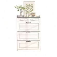 Storage Cabinets - White + Particle Board - View 6