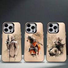 Funda de Teléfono para Juego T-Team F-Fortress 2 para 17,16,15,14,13,12,11,Pro,Max,Plus,E Cubierta Negra de TPU - Z1 - Ver 3