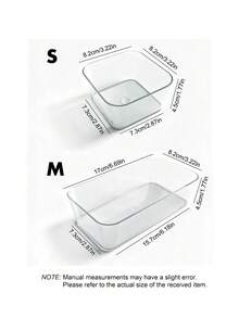 4/5/6/9pcs Stackable Transparent Drawer Organizer Box, PET Material, Suitable For Storing Hair Clips, Scrunchies, Makeup Sponges, Makeup Brushes And Other Cosmetic Items, For Home And Commercial Use, Multiple Sets Available - Clear - View 11