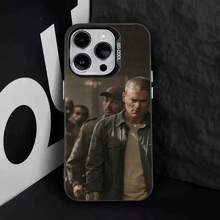 Funda de teléfono de la película Prison Break para 17,16,15,14,13,12,11,Pro,Max,Plus, anti-caída, negra mate dura - z7 - Ver 12
