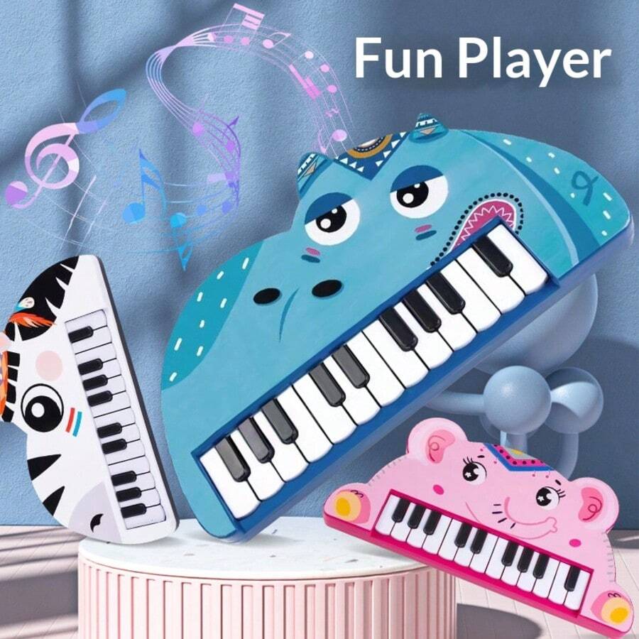 Children's Animal Electronic Keyboard - Infant Intelligent Music Toy, Beginner Piano Suitable For Babies And Toddlers, Early Education Gift