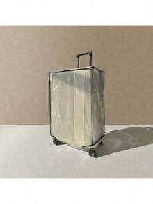 1pc Transparent Thick Luggage Cover, Wear-Resistant Protective Cover, Transparent Dust Cover, Waterproof Luggage Cover, Travel Essential, Travel Accessories, Vacation, Summer Holiday, Back To School, Backpack, School Supplies, Study Supplies - Clear - View 8