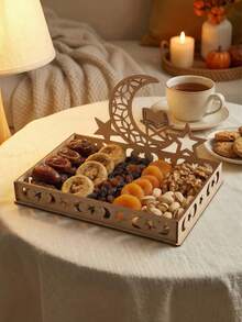 1pc Creative Ramadan Tray, Eid Decoration, Dining Table Decor, Ramadan Tray, Home & Garden Platter | Greeting Cards & Party Supplies | Party Decorations