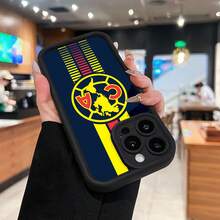 Estuche para teléfono con el logotipo del equipo de fútbol de Estados Unidos Compatible con estuches para teléfonos   17  16 Pro Max  15 Pro Max  13 y  12 Hecho de material de silicona TPU que protege eficazmente su teléfono de impactos y caídas al tiempo que brinda una sensación cómoda Un gran regalo para familiares, amigos, seres queridos, novios / novias y para Navidad - Negro - Ver 6