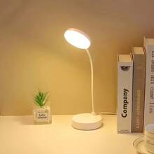 LED Eye Protection Desk Lamp With USB Power Supply, Dimmable 3-Mode Switching Between Cool And Warm White Light