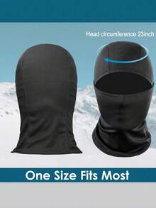 1/2/3pcs Unisex Balaclava Ski Mask, Motorcycle Neck Warmer, Breathable Sports Face Cover, Suitable For Outdoor Travel, Hiking, Climbing, Great Gift For Friends And Family - Multicolor - View 6