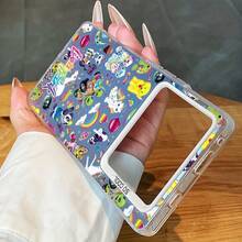 Funda Mate Gruesa Con Orificios Grandes Para IPhone 17 Air/16/15/14/13/12 Pro Max/17 16 15 14 Plus 12 13 14 Con ProteccióN Sumsung S24/S25 Ultra/Plus/FE/+ AnticaíDas Y Antihuellas, Parte Trasera Dura Con Bordes Suaves Y Marco De Lente En Contraste - Negro transparente - Ver 4