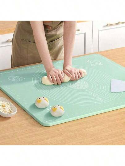 1pc, Oversize 70/65/50cm Silicone Baking Mat Pastry Rolling Kneading Pad Kitchen Crepes Pizza Dough Non-Stick Pan Pastry Mat