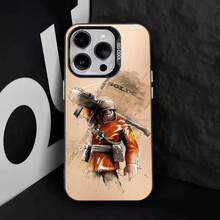 Funda de Teléfono para Juego T-Team F-Fortress 2 para 17,16,15,14,13,12,11,Pro,Max,Plus,E Cubierta Negra de TPU - Z1 - Ver 9