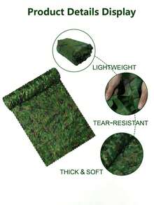 1pc/2*3m, 3*4m Outdoor Forest Hunting Camouflage Net, Camouflage Sunshade, Camouflage Net, Hiding Decoration, Concealment Net, Grass And Tree Camouflage Net, Camping Camouflage Net, Military Camouflage Sunshade Net For Hunting Vehicle, CS Camping Military Hunting Sports Shooting Curtain, Bedroom Ceiling Birthday Party Home Decor Net