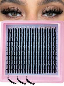 200pcs Spike Lash Extension Eyelash Clusters Manga Cluster Eyelash 14-20mm Extensions Anime Lash Clusters Spiky Eyelash Individuals D Curly Fairy Lashes Clusters Manga Individual Lashes Lash Clusters, Eyelash Clusters, Individual Eyelashes, Lashes, Fake Lashes - D - Xem 1