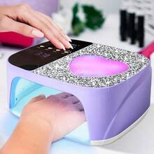 XAPY  UV LED Nail Lamp Kit For Gel Polish Essional Fast Cu Purple Dryer Lig Set With 4  Settings Cords Rechargeable Nail Art Cure Machine For Manicure Pedicure At He And Salon - 紫色 - 查看 8