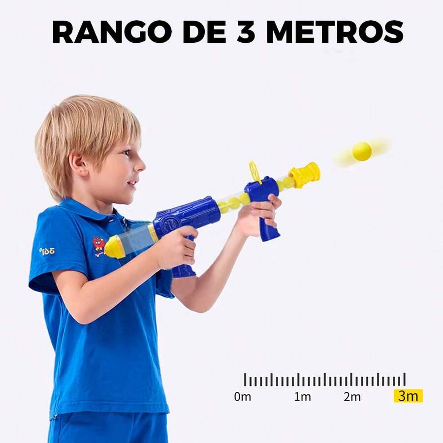 Juguete Lanza Pelotas Infantil Pistola Tiro Al Blanco Pato - Multicolor - Ver 1