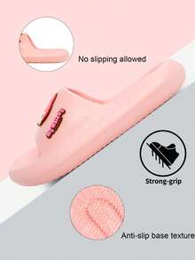 Sanrio &  &  & Melody Girls Slippers, Cartoon Shoes, Non-Slip, Cute Cartoon Indoor Bathroom Bathing, Beach Shoes, Children |  Shoes - Dusty Pink - View 6