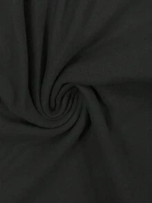 Sexy & Fashionable Solid Color Deep V-Neck Long Sleeve T-Shirt Top, Spring/Summer New Arrival,Tops For Women,Long Sleeve Tops Casual - Black - View 9