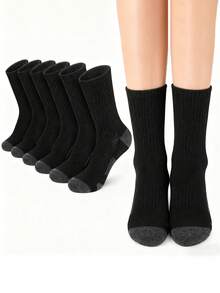 1/5/10 Pairs Plus Size Men's Basketball Sports Mid-Calf Socks, Work Socks, Basketball Socks, Long Tube Socks For Couples, Non-Slip, Durable, Sports Socks - Multicolor - View 4