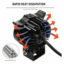 Luces Auxiliares de Alto Rendimiento - Naranja - Ver 4