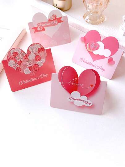 20/50 piezas Tarjetas de felicitación con forma de corazón, Tokens de abrazo, Regalos de "Te extraño", Tarjetas con forma de corazón lindas, Regalos del Día de San Valentín para expresar sentimientos, Regalos especiales para cumpleaños, bodas, fiestas y Día de San Valentín, Tarjetas de abrazo del Día de San Valentín