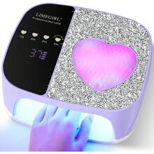 XAPY  UV LED Nail Lamp Kit For Gel Polish Essional Fast Cu Purple Dryer Lig Set With 4  Settings Cords Rechargeable Nail Art Cure Machine For Manicure Pedicure At He And Salon - 紫色 - 查看 1